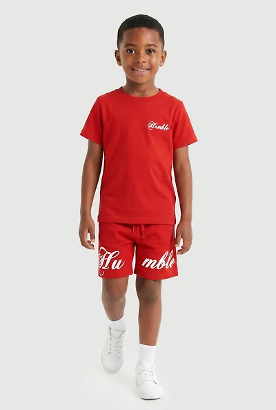Little Boys Humble T-Shirt and Sweatshorts