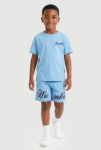 Little Boys Humble Tee and Sweatshorts
