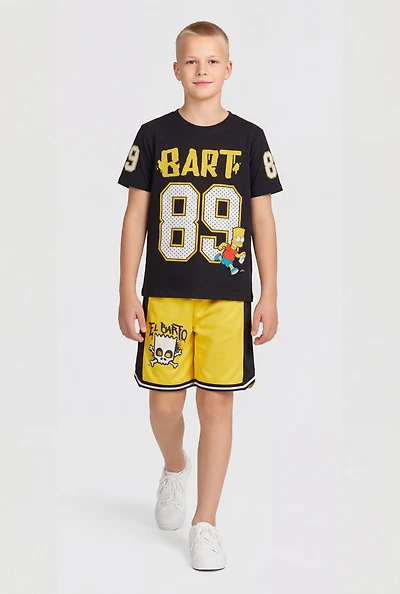 Boys El Barto 89 Graphic Tee and Shorts