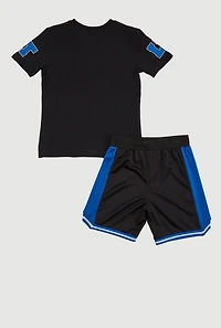 Boys Looney Tunes Graphic Tee and Shorts Set