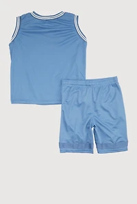 Boys Legends Live Forever Jersey and Shorts with Hat, 10-12