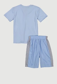 Boys Champs MVP Graphic Tee and Shorts