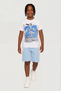 Boys 23 Graphic T-Shirt and Shorts