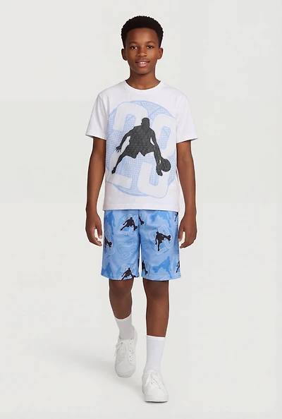 Boys 23 Basketball Graphic Tee and Shorts