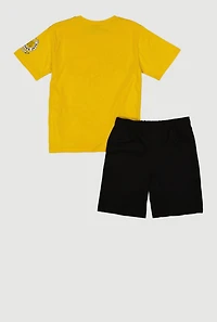 Boys King of The Street Graphic Tee and Shorts