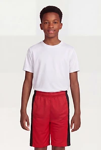 Boys Paint Splatter Detail Jersey Mesh Shorts 2 Pack