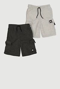 Boys Bobcat Graphic Detail Cargo Sweatshorts 2 Pack