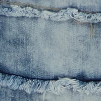 Boys Frayed Trim Acid Wash Denim Shorts