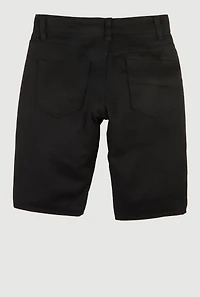 Boys Patch and Repair Moto Shorts