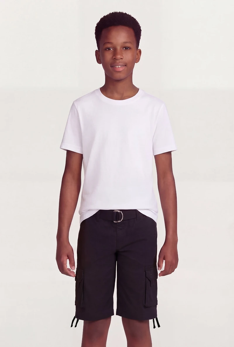 Boys Cargo Shorts with Belt