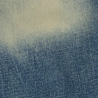 Boys Distressed Whiskered Acid Wash Denim Shorts