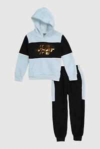 Little Boys It Is What Graphic Sweatshirt and Joggers