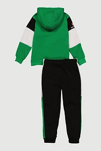 Little Boys Color Blocked Southpole Bear Graphic Sweatshirt and Joggers