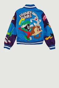 Little Boys Looney Tunes Graphic Windbreaker Varsity Jacket