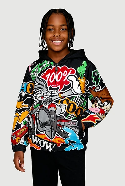 Boys Looney Tunes Members Only Windbreaker