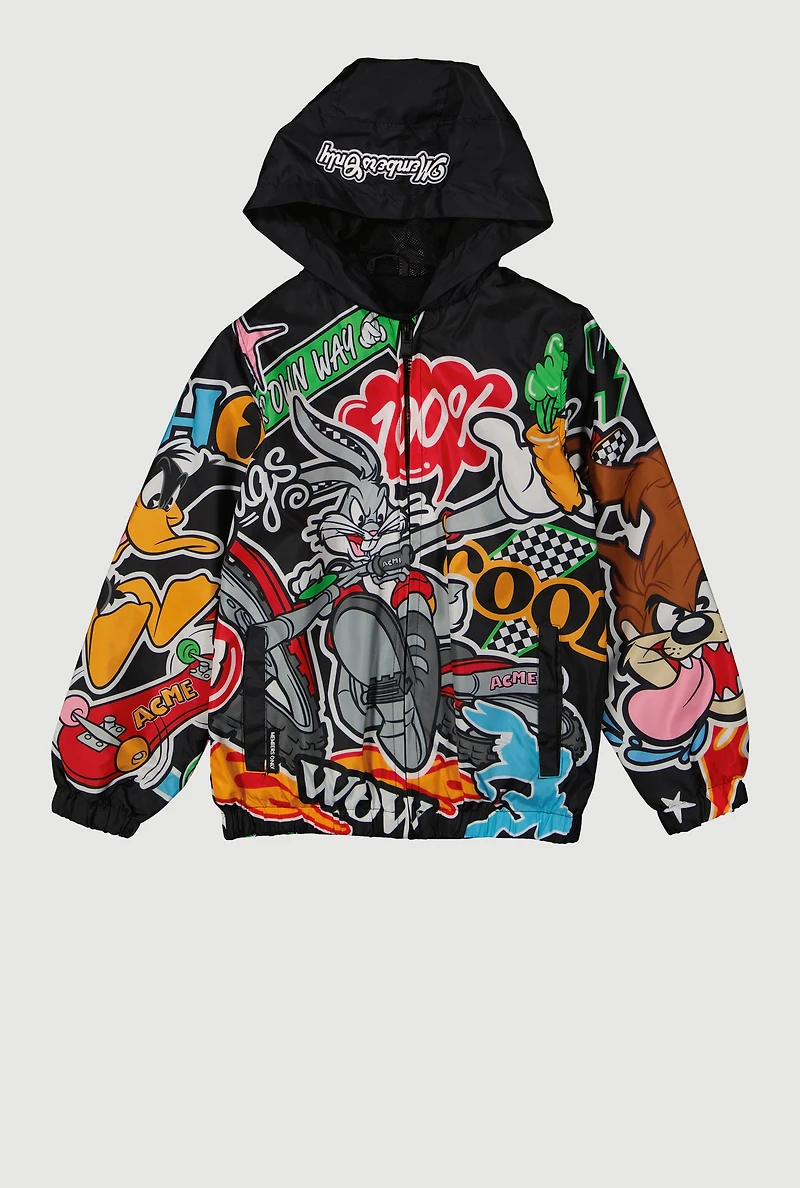 Boys Looney Tunes Members Only Windbreaker