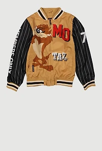 Boys Tasmanian Devil Graphic Varsity Windbreaker