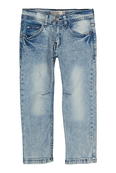 Little Boys Acid Wash Skinny Jeans