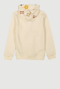 Boys DLXE Drip Hooded Sweatshirt, Beige, Size 14-16