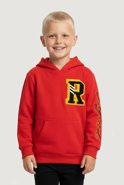Little Boys Legend Graphic Pullover Hoodie, Red, Size 6