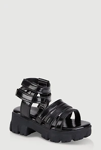 Toddler Girls Strappy Platform Sandals