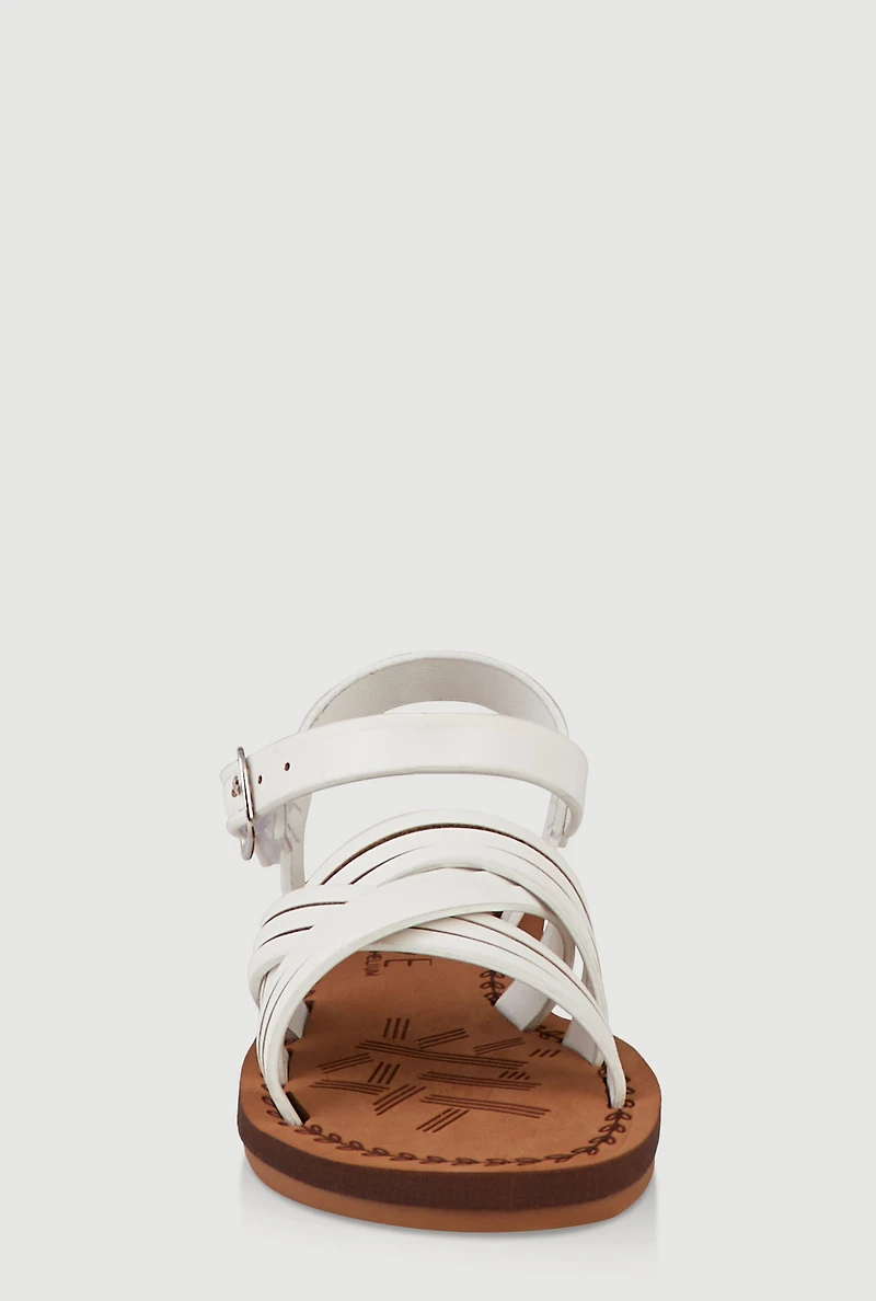 Toddler Girls Criss Cross Strappy Band Sandals