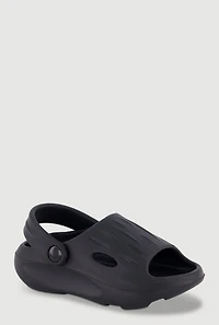 Toddler Girls Slingback Sandals with Removable Beads