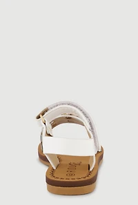 Toddler Girls Floral Band Ankle Strap Sandals