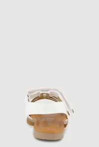 Toddler Girls Heart Detail Ankle Strap Sandals