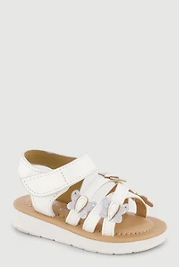 Toddler Girls Glitter Butterfly Velcro Strap Sandals