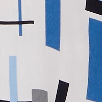 Plus Abstract Patterned Button Front High Low Shirt