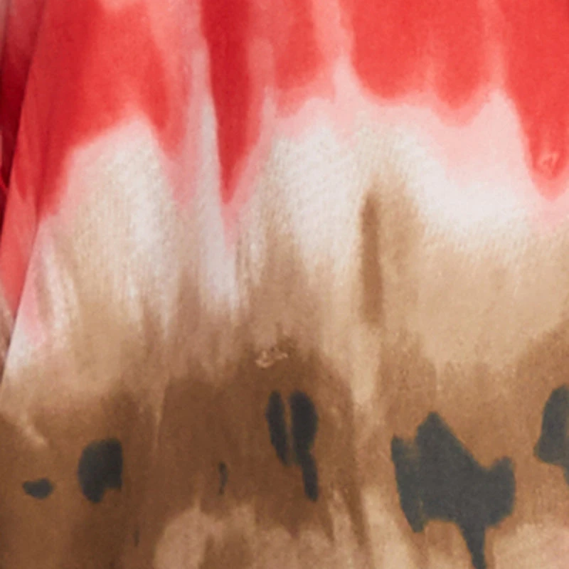 Plus Tie Dye Off the Shoulder Blouse