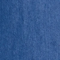 Plus Chambray Ruched Long Sleeve Button Front Shirt