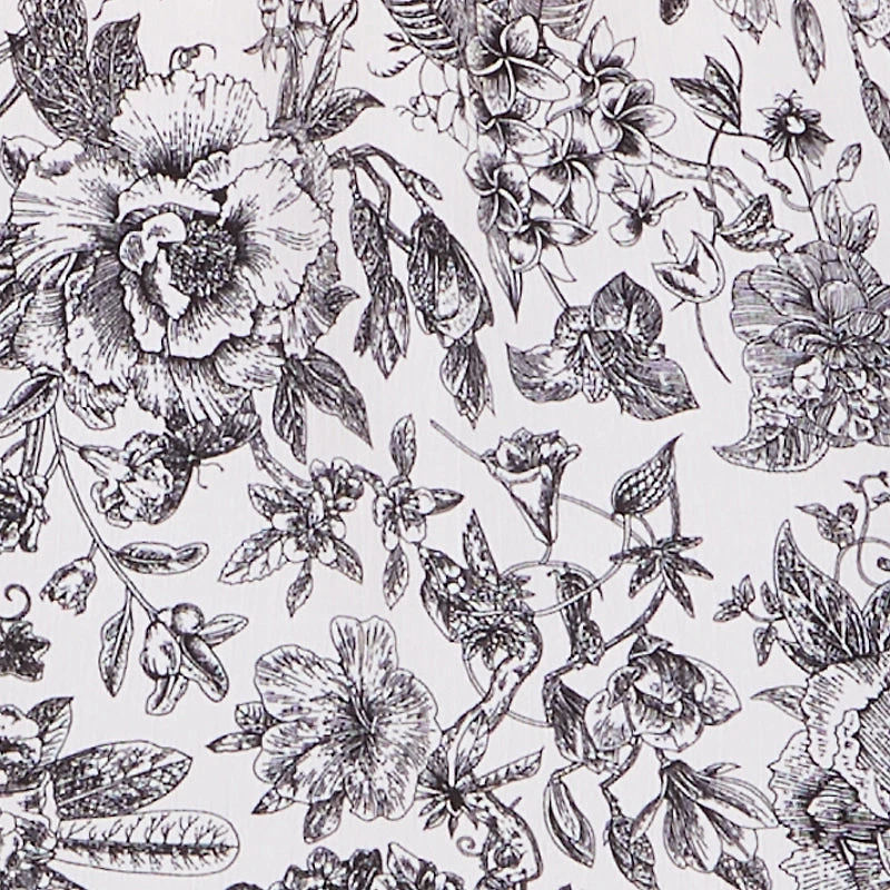 Plus Floral Button Front Shirt