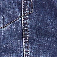 Plus Acid Wash Cropped Distressed Denim Vest