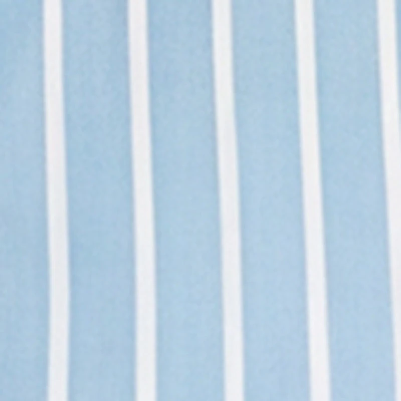 Plus Satin Short Sleeve Striped Button Front Shirt