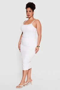 Plus Scoop Neck Cami with Shelf Bra