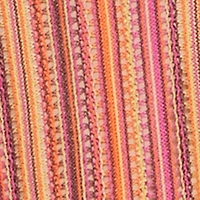 Plus High Waisted Wide Leg Striped Casual Pants