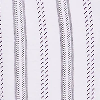 Plus Striped Crepe Knit Button Front Shirt