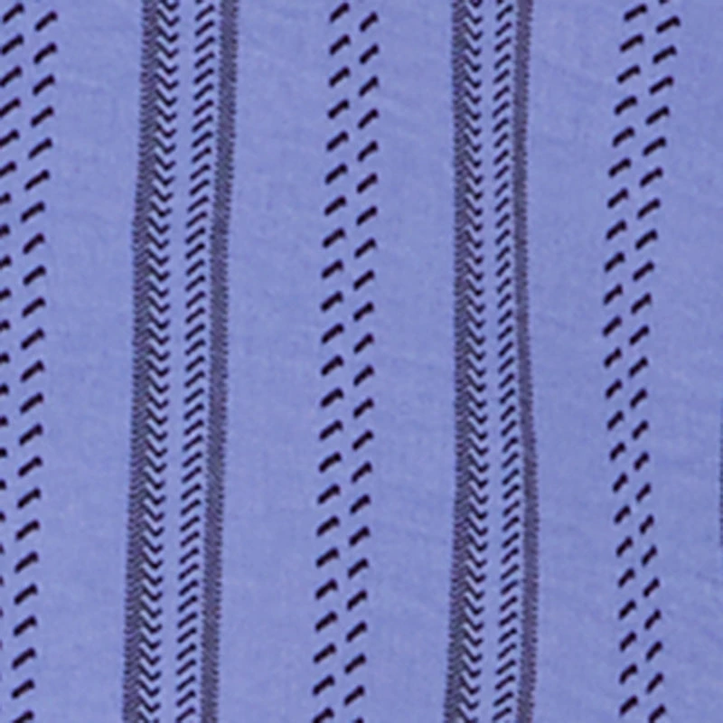 Plus Striped Crepe Knit Wide Leg Pull On Pants