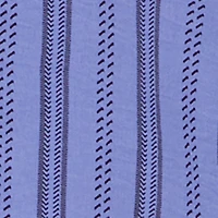 Plus Striped Crepe Knit Wide Leg Pull On Pants