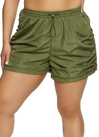 Plus Toggle Drawstring Shorts