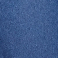 Plus Chambray Decorative Stitch Casual Pants