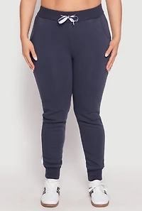 Womens Plus Varsity Stripe Joggers,