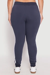 Womens Plus Varsity Stripe Joggers,