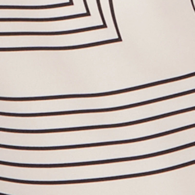 Plus High Waisted Geometric Print Crepe Knit Pants