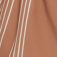 Plus High Waisted Geometric Print Crepe Knit Pants