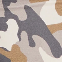 Plus Patterned Hyper Stretch Bermuda Shorts