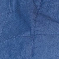 Plus Hooded Zip Front Quilted Vest