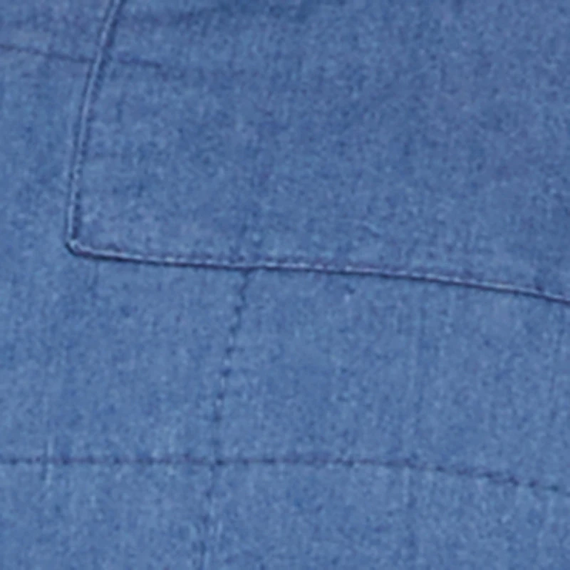 Plus Zip Front Mock Neck Quilted Vest